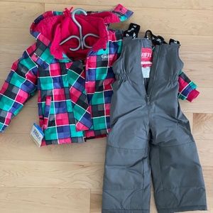 Gusti winter jacket and pants for kids size 3